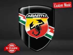 Fiat Abarth Car Service Stickers Max Resilient Current Pro Look